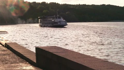 River Moscow panorama Stock-Footage 96184986