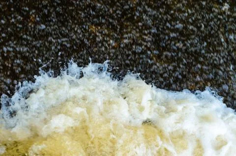 River in motion nature background Stock Photos