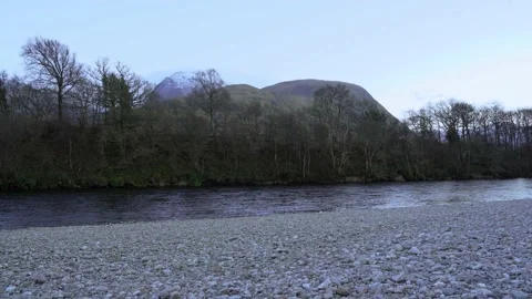 River mountain Ben Nevis Stock Footage 167668507