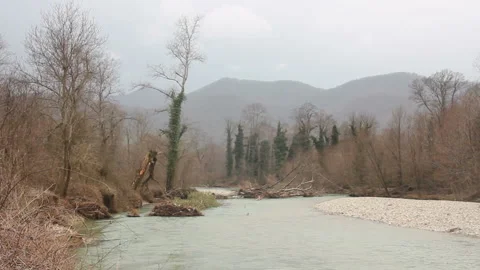 River in mountain Stock Footage 90001462