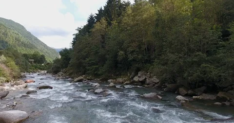 River in the mountain Stock Footage 121511987
