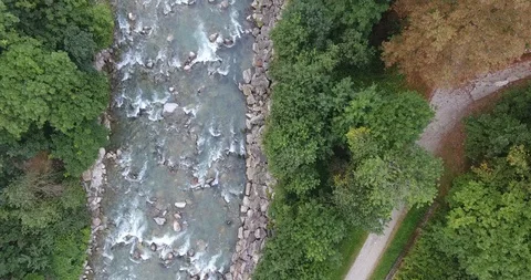 River in the mountain Stock Footage 122512858