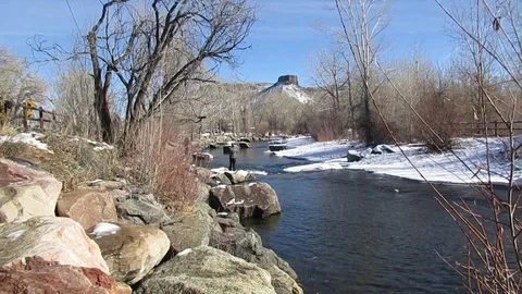 River Mountain Stock Footage 126603710