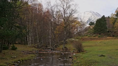River on the mountain Video stock 266682304