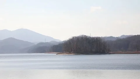 River with mountain 動画素材 303551089
