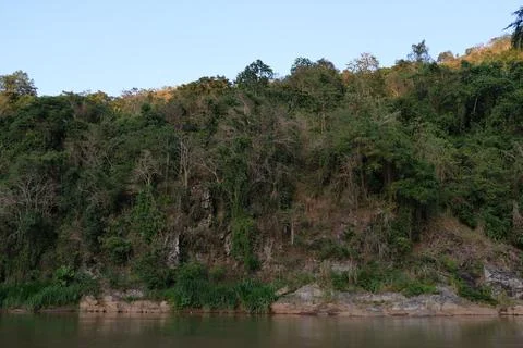 River Mountain Forest Stock Photos