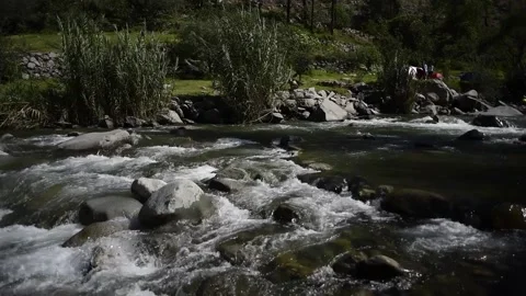 River  mountain peru Stock Footage 134357756