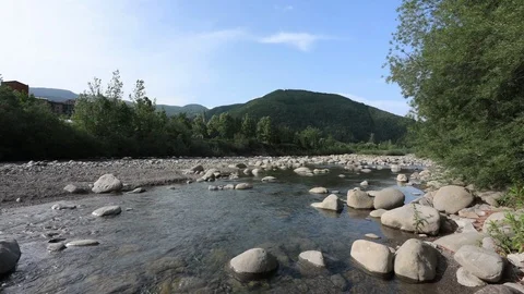 River in the mountain  TL Stock Footage 120794404