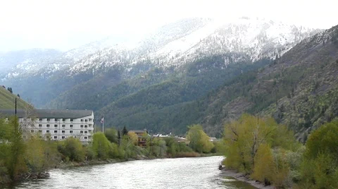 River mountain1 Video stock 754960