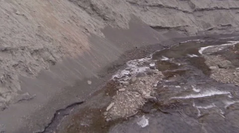 River in mountains. Aerial video Stock Footage 50878433