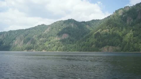 River Mountains Clouds 01 動画素材 11407204