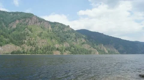 River Mountains Clouds 03 Video stock 11407271