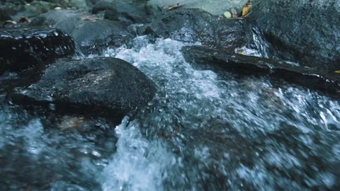 River in the mountains in fall season Stock Footage 255625802
