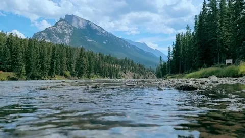 River in mountains Stock Footage 161819973