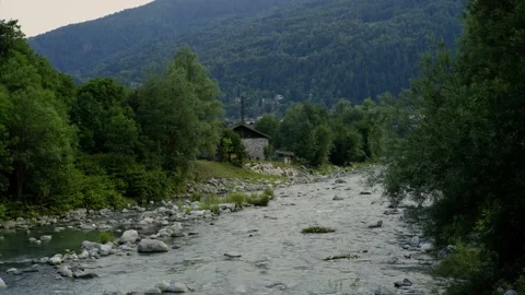 River in the Mountains Video stock 204030378
