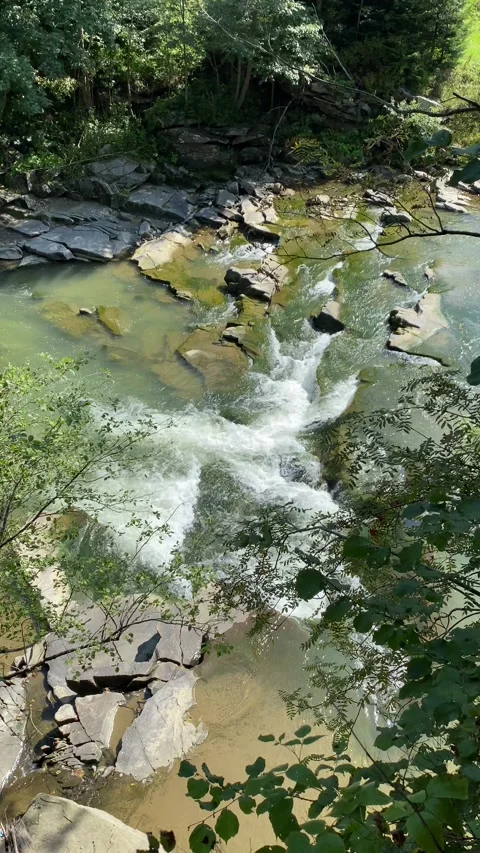 A river in the mountains Stock Footage 226171886