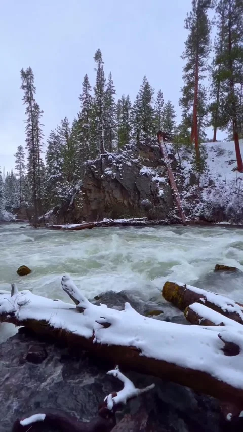 The river in the mountains Stock Footage 274040831