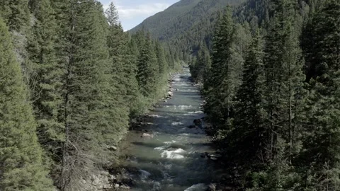 River In The Mountains Stock Footage 281260631