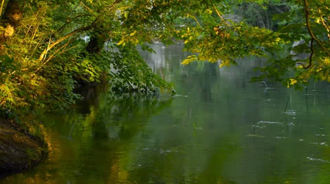 River, mountains, nature. Stock Footage 25620262