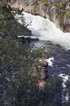 River in mountains Stock Photos