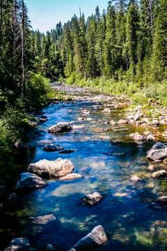 River in the mountains Stock Photos