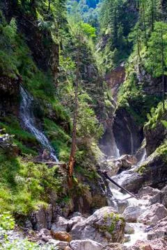 River in the mountains 写真素材