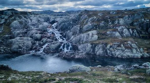 River in the mountains Stock Photos
