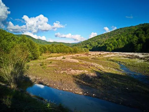River in the mountains Stock Photos