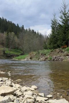 River in the mountains Stock Photos