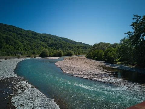 River in the mountains Stock Photos