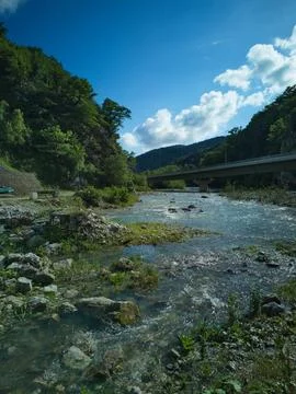 River in the mountains Stock Photos