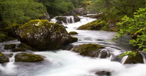 River in mountais  Stock Footage 37825634