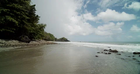 River Mouth/Secluded Beach 4K Stock Footage 152919074