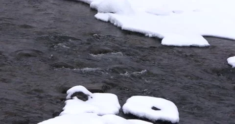 The River is Moving Along Steadily Vídeo Stock 239970681