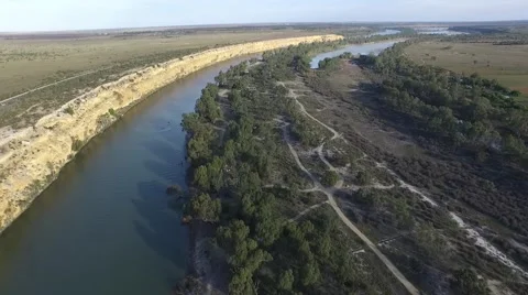 River Murray Aerial View Stock Footage 51239832