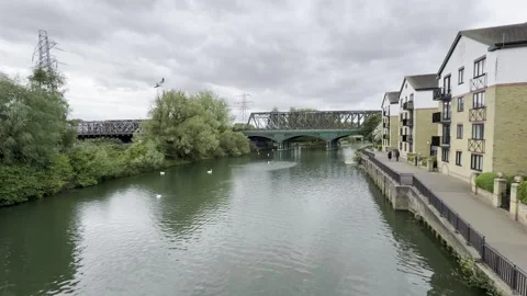 River Nene Stock Footage 308666672