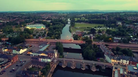 River Nene Peterborough 스톡 동영상 244135070