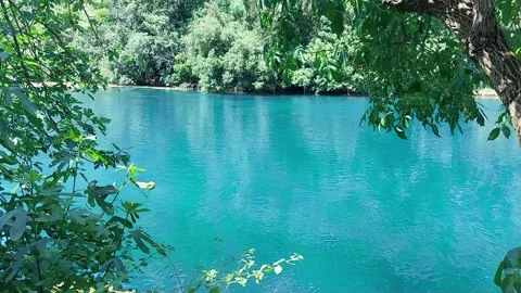 The river Nera in Stifone of Narni 스톡 동영상 243523880