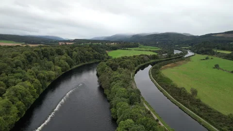 River Nes in Scotland 1 Stock Footage 305047437