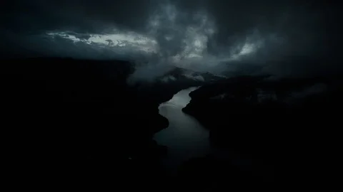 River at Night 스톡 동영상 103030475