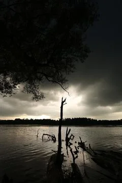 River at night3 Stock Photos