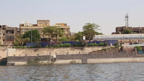 River Nile and Egypt Stock Footage 96384588