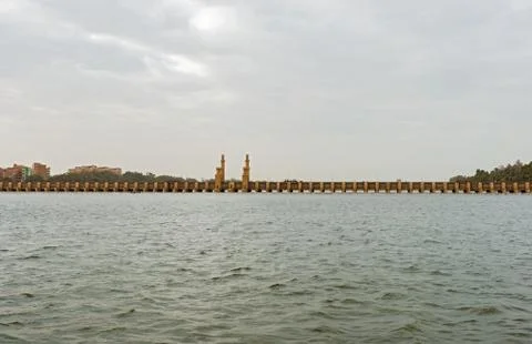 River Nile in Cairo area, Egypt 스톡 사진