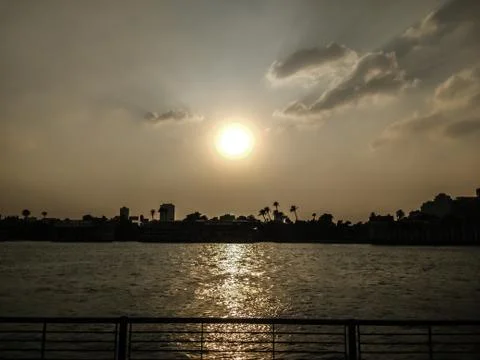 The River Nile in cairo Stock Photos
