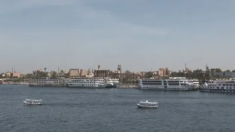 River Nile in Luxor Video stock 93270813