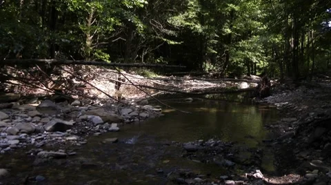 River  in the North Caucasus mountains Stock Footage 7767604