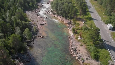 River in Norway Stock Footage 263703668