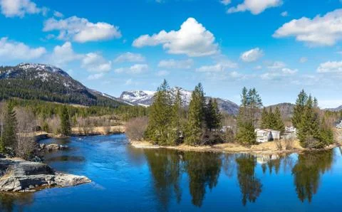 River in Norway Stock Photos