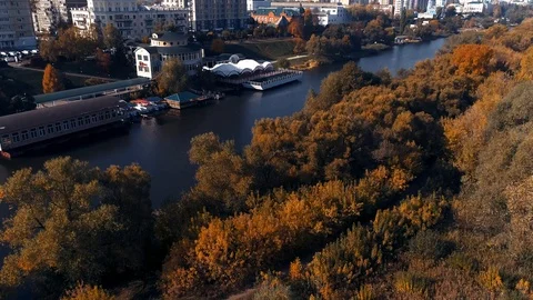 River in October 05 Stock-Footage 97120416