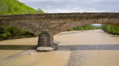 River old bridge 動画素材 52384497